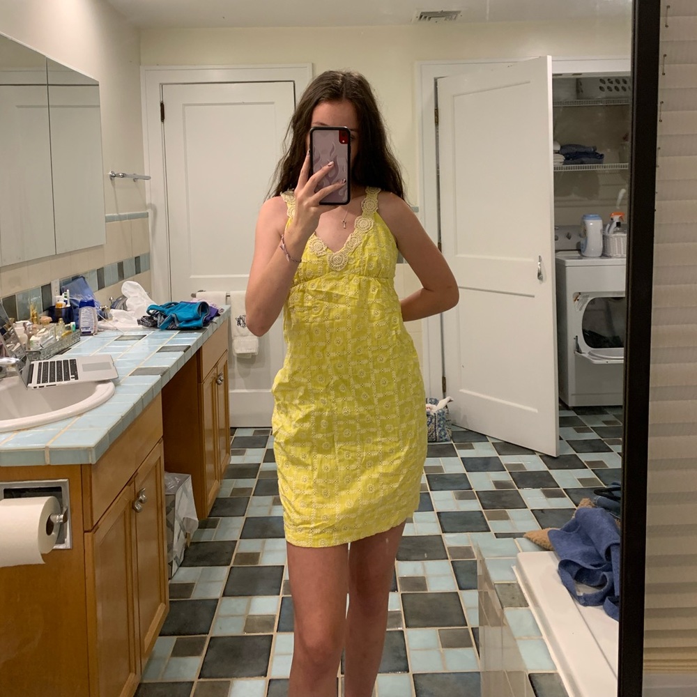 Tibi vintage yellow sundress